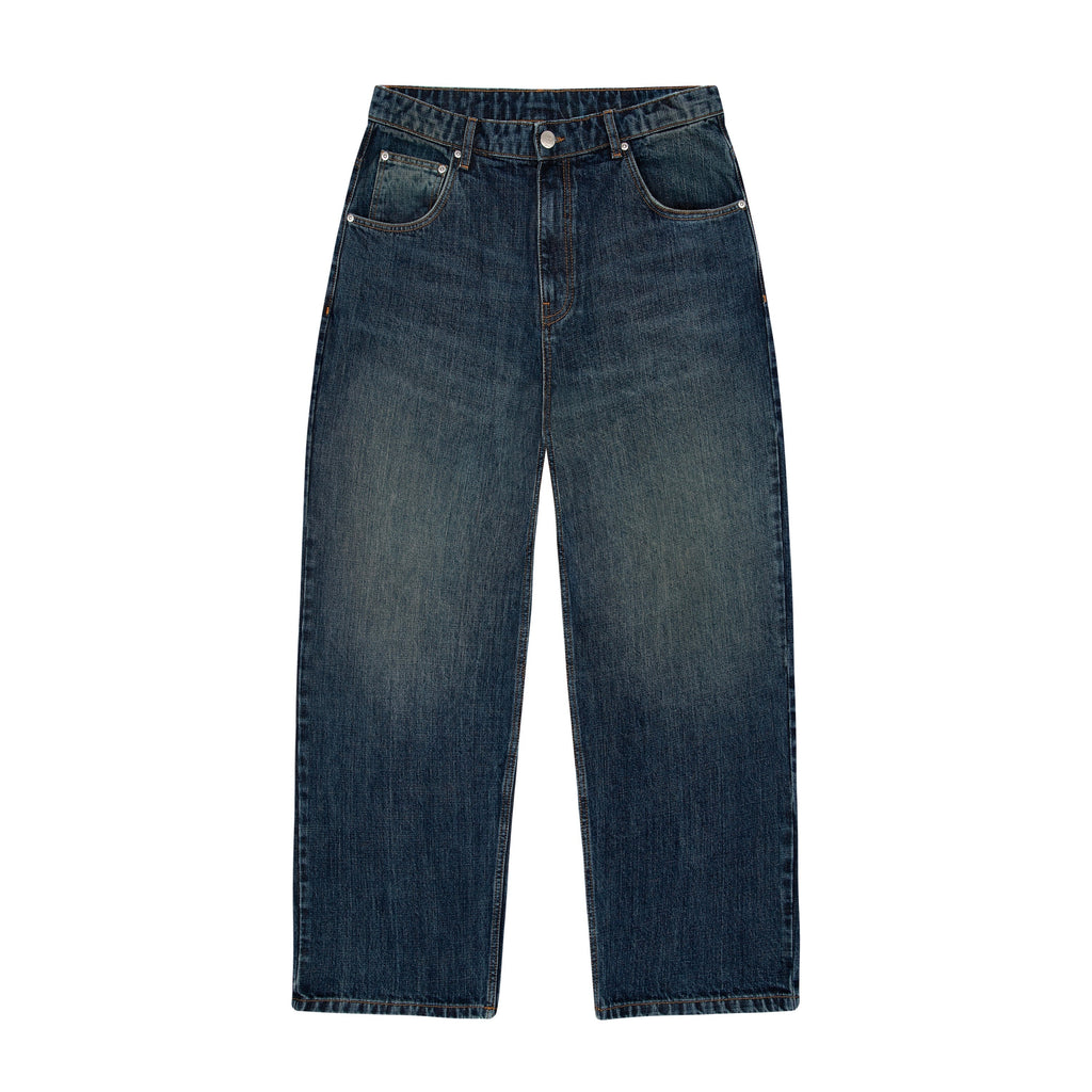 "yakuza" indigo washed Denim